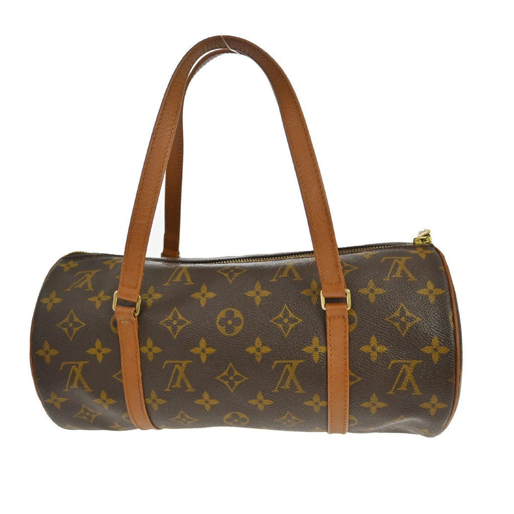 Louis Vuitton Papillon Handbag Monogram Canvas Brown Canvas Handbag (Pre-Owned)