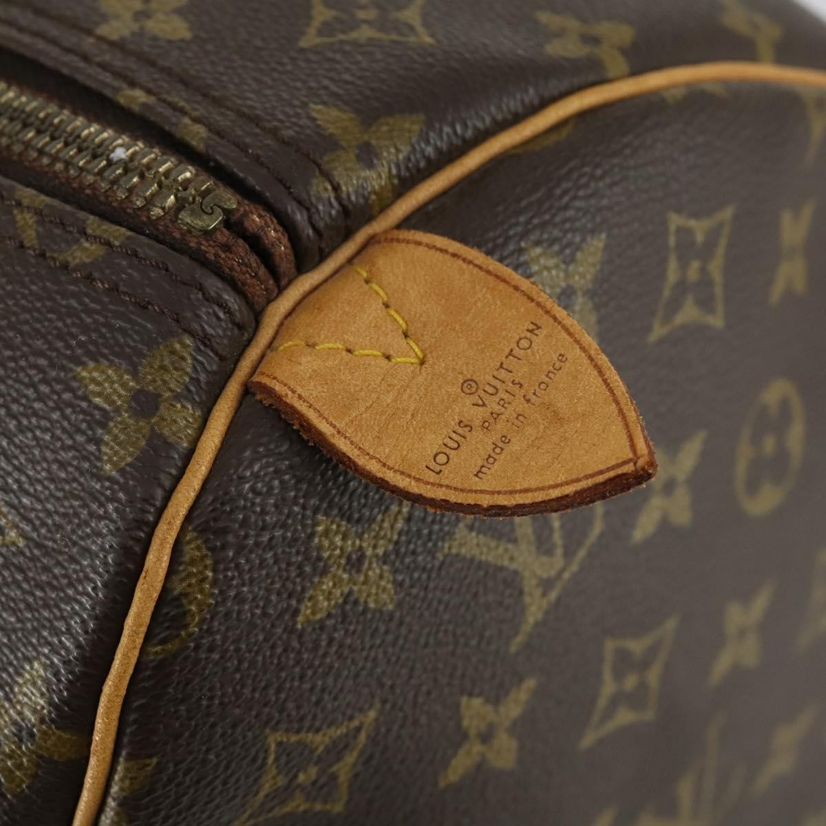 Louis Vuitton Keepall Bag Monogram Canvas Brown Canvas Travel Bag Bag (Pre-Owned)