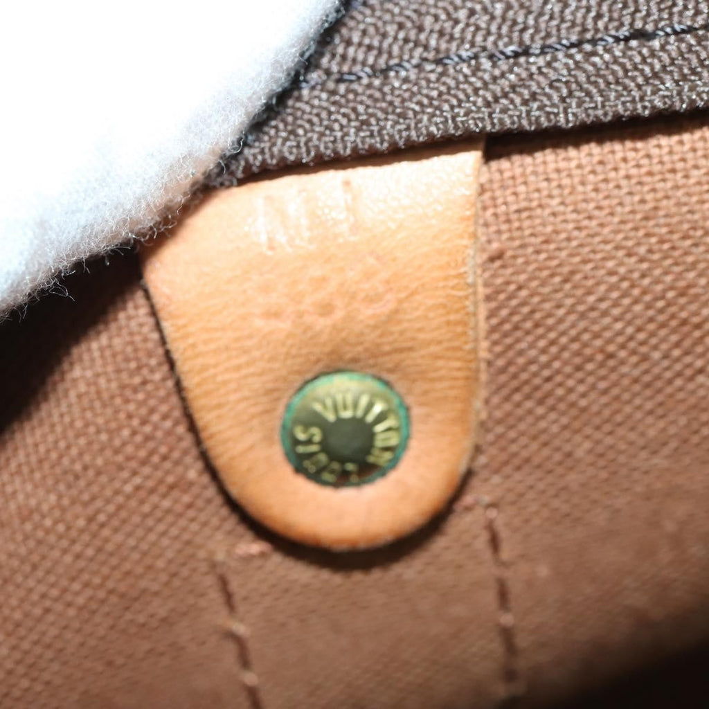 Louis Vuitton Keepall Bag Monogram Canvas Brown Canvas Travel Bag Bag (Pre-Owned)