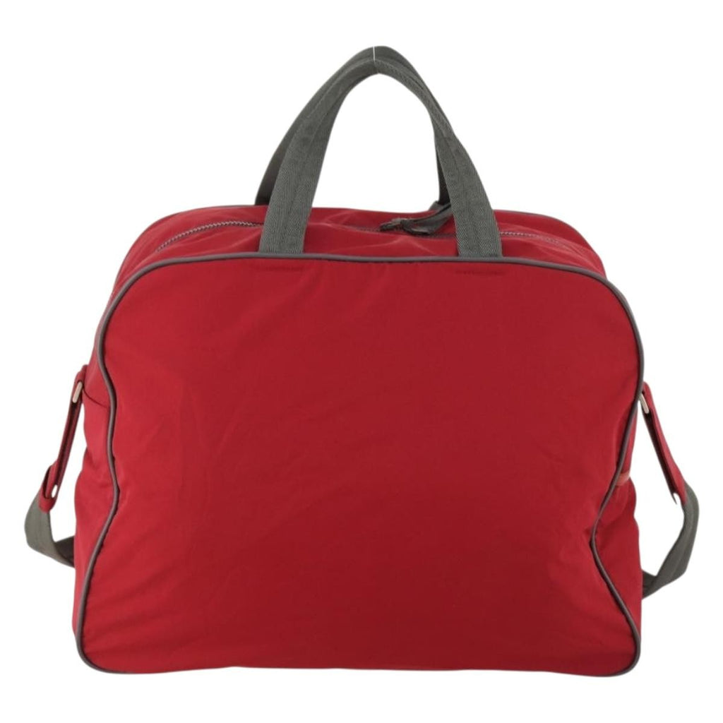 Prada Sport Line Boston Bag Nylon Red Nylon Travel Bag Bag (Pre-Owned)