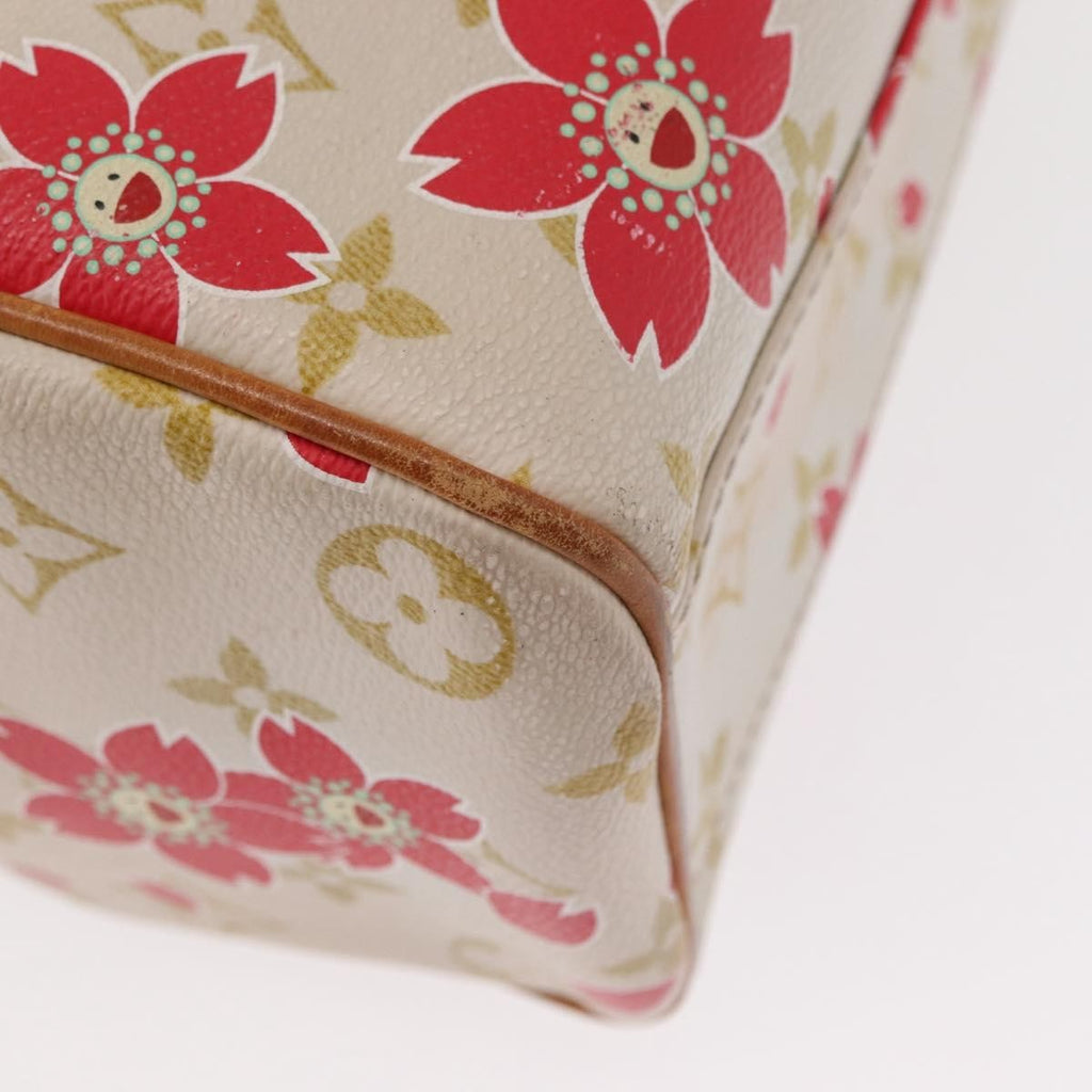 Louis Vuitton Retro Bag Limited Edition Cherry Blossom Monogram White Canvas Handbag (Pre-Owned)