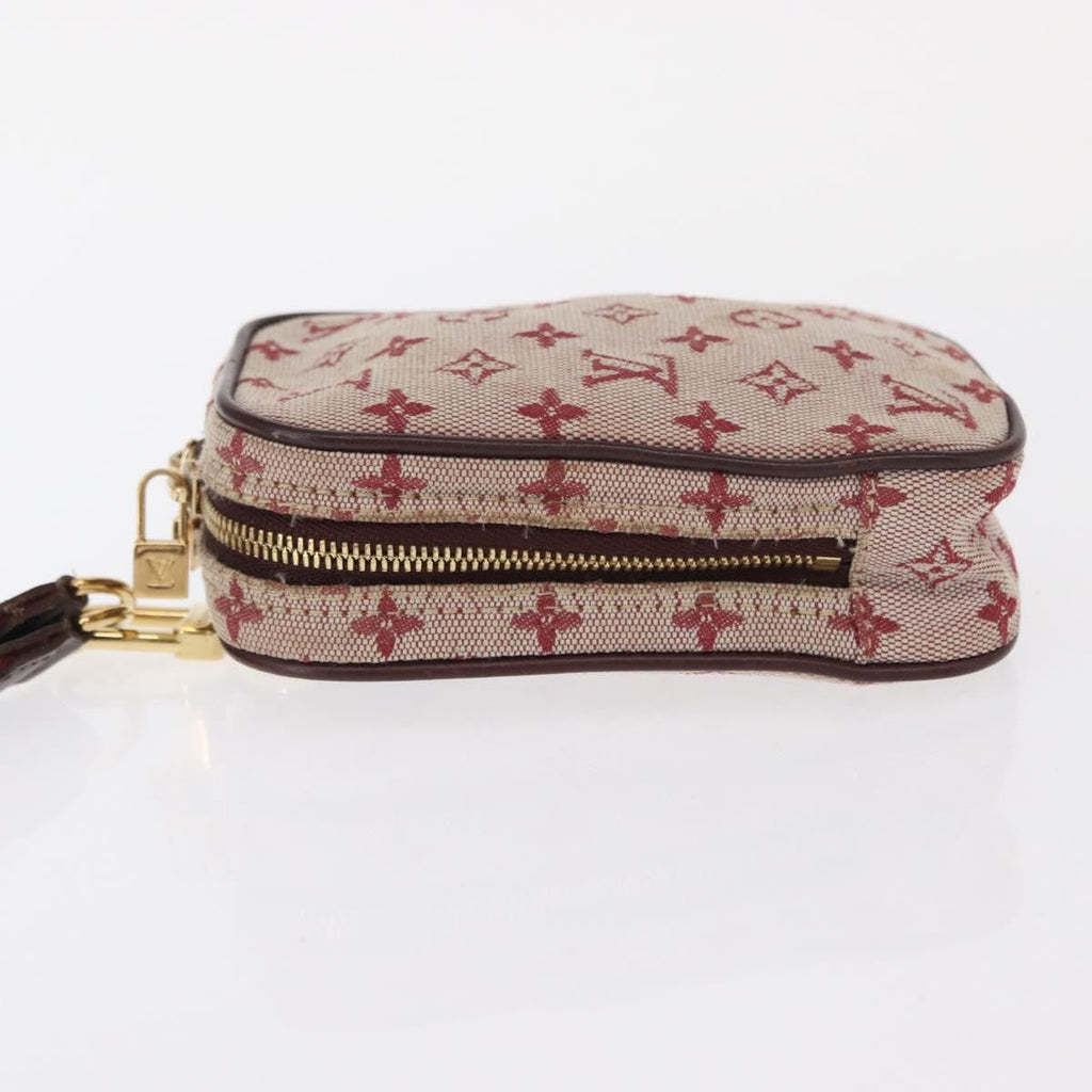 Louis Vuitton Camera Bag Mini Lin Red Canvas Clutche & Pouche Bag (Pre-Owned)