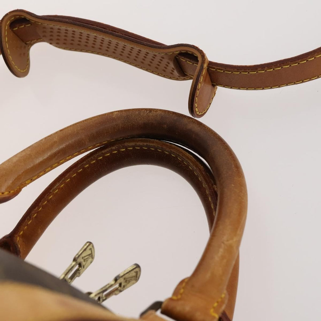Louis Vuitton Keepall Bandouliere Bag Monogram Canvas Brown Canvas Travel Bag Bag (Pre-Owned)