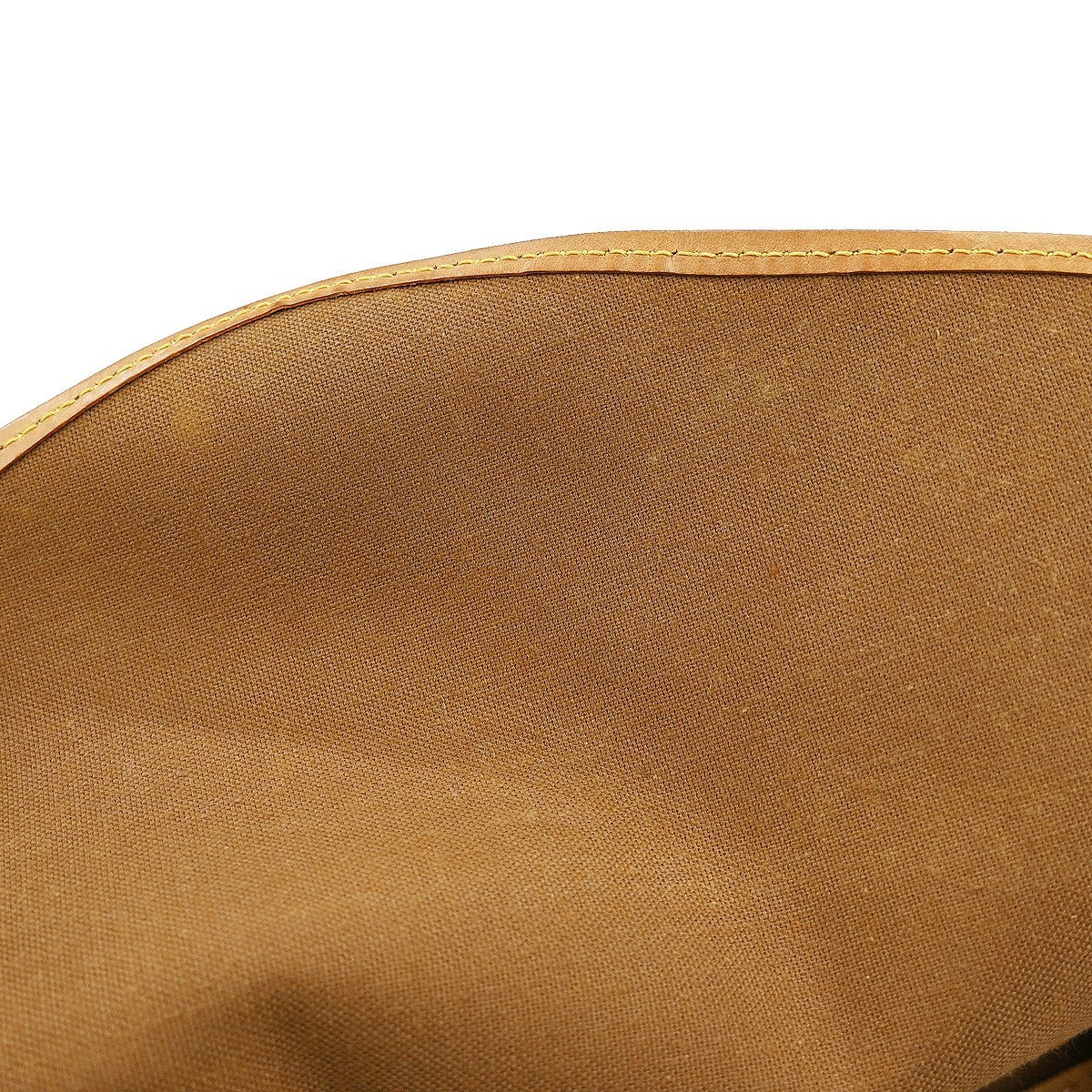 Louis Vuitton Saumur Handbag Monogram Canvas Brown Canvas Shoulder Bag Bag (Pre-Owned)