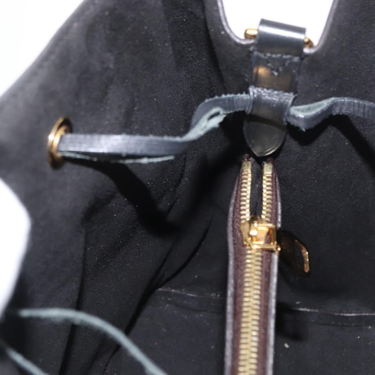 Louis Vuitton Neonoe Handbag Monogram Canvas Black Canvas Shoulder Bag Bag (Pre-Owned)