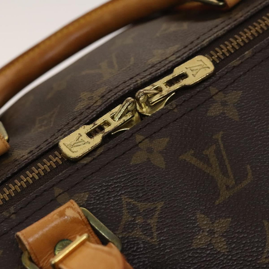 Louis Vuitton Keepall Bag Monogram Canvas Brown Canvas Travel Bag Bag (Pre-Owned)