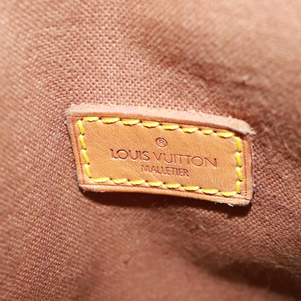 Louis Vuitton Sac Gibeciere Messenger Bag Monogram Canvas Brown Canvas Shoulder Bag Bag (Pre-Owned)