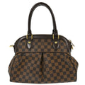 Louis Vuitton Trevi Handbag Damier Brown Canvas Handbag (Pre-Owned)