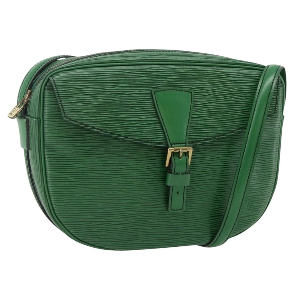 Louis Vuitton Jeune Fille Handbag Epi Leather Green Leather Shoulder Bag Bag (Pre-Owned)