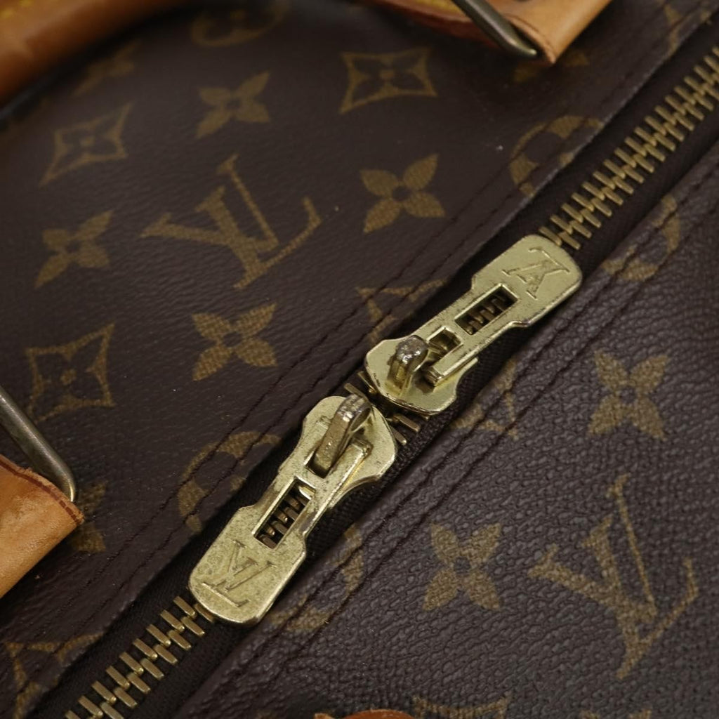 Louis Vuitton Keepall Bag Monogram Canvas Brown Canvas Travel Bag Bag (Pre-Owned)