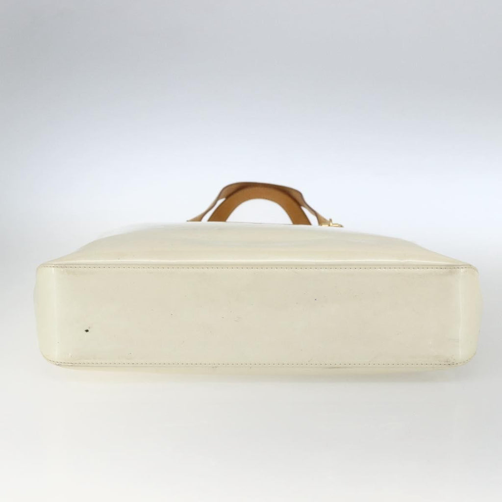 Louis Vuitton Brentwood Handbag Monogram Vernis Beige Patent_Leather Tote Bag Bag (Pre-Owned)