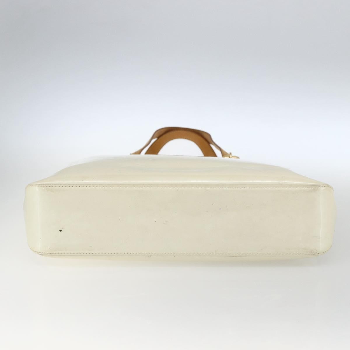 Louis Vuitton Brentwood Handbag Monogram Vernis Beige Patent_Leather Tote Bag Bag (Pre-Owned)