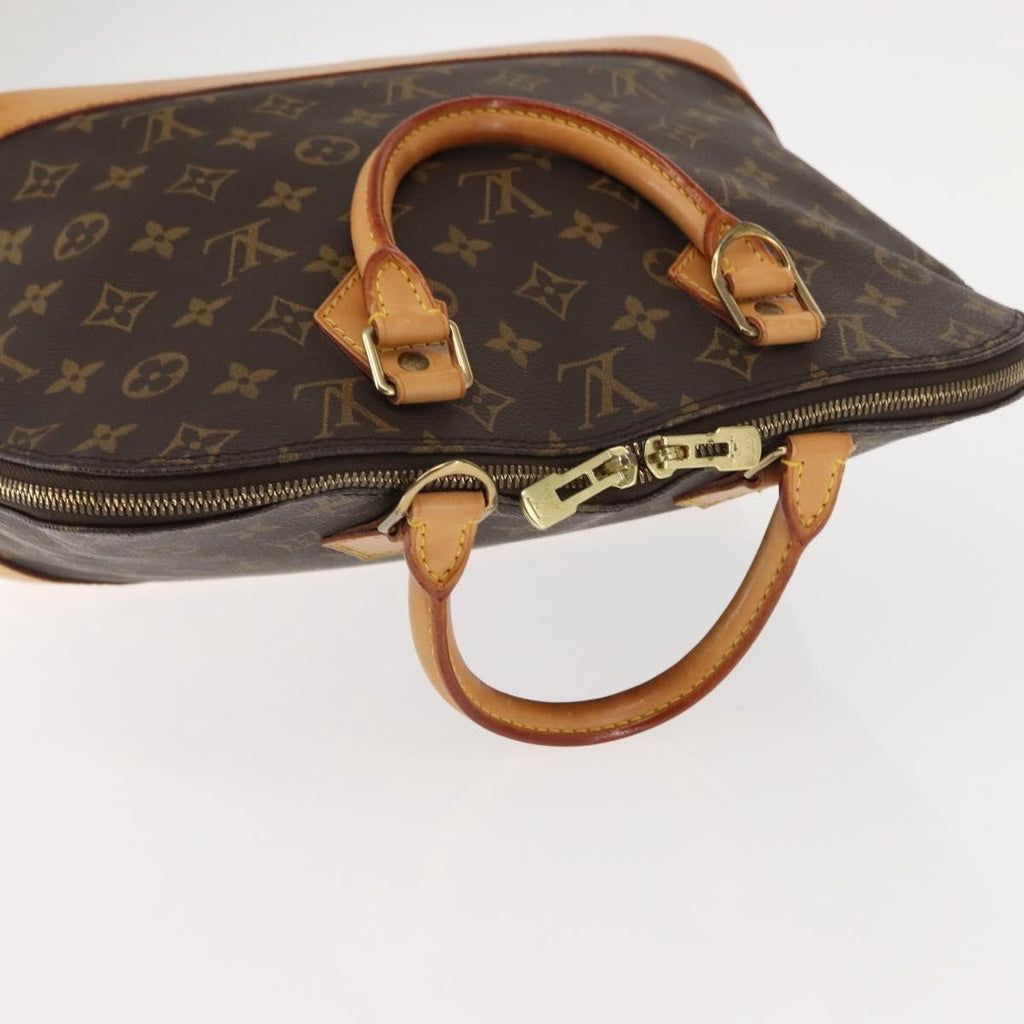 Louis Vuitton Alma Handbag Monogram Canvas Brown Canvas Handbag (Pre-Owned)