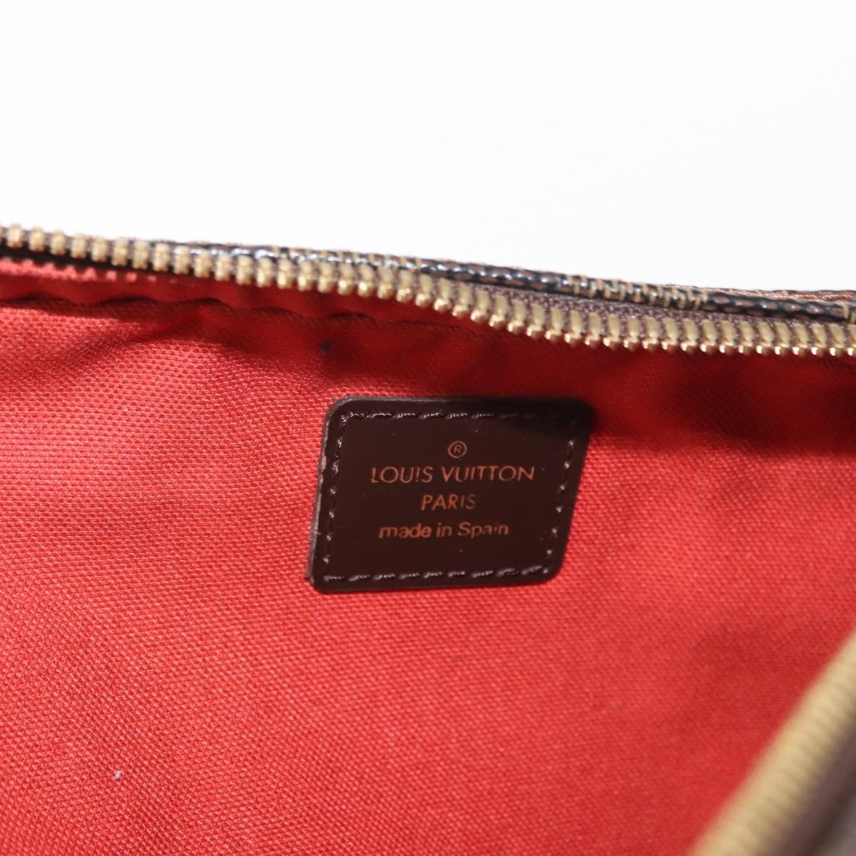 Louis Vuitton Geronimos Waist Bag Damier Brown Canvas Shoulder Bag Bag (Pre-Owned)