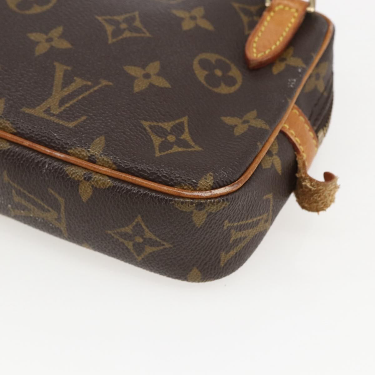Louis Vuitton Pochette Marly Bandouliere Bag Monogram Canvas Brown Canvas Clutche & Pouche Bag (Pre-Owned)