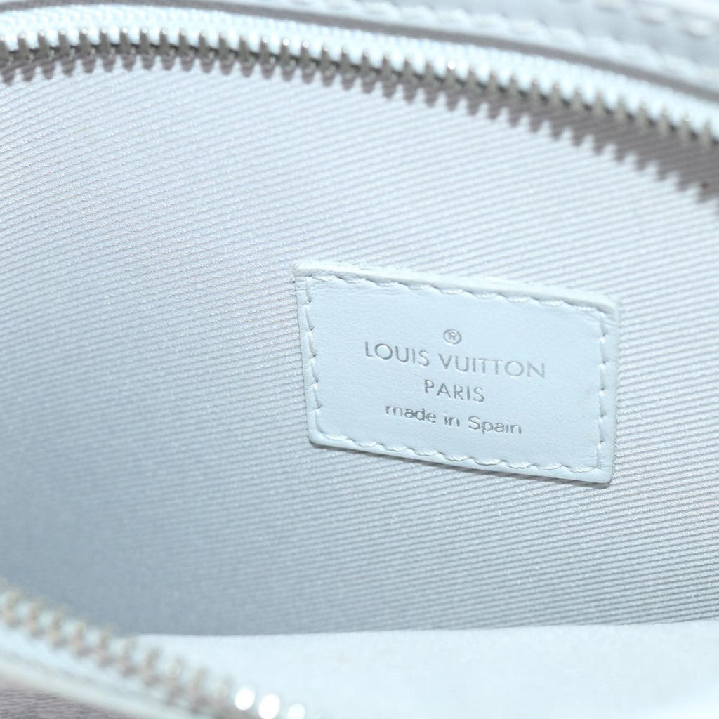 Louis Vuitton Double Flat Messenger Bag Limited Edition Logo Story Monogram Canvas And Denim Multicolour Canvas Clutche & Pouche Bag (Pre-Owned)