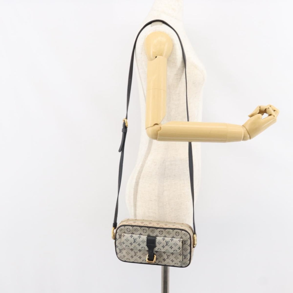 Louis Vuitton Juliette Crossbody Bag Mini Lin Blue Canvas Shoulder Bag Bag (Pre-Owned)