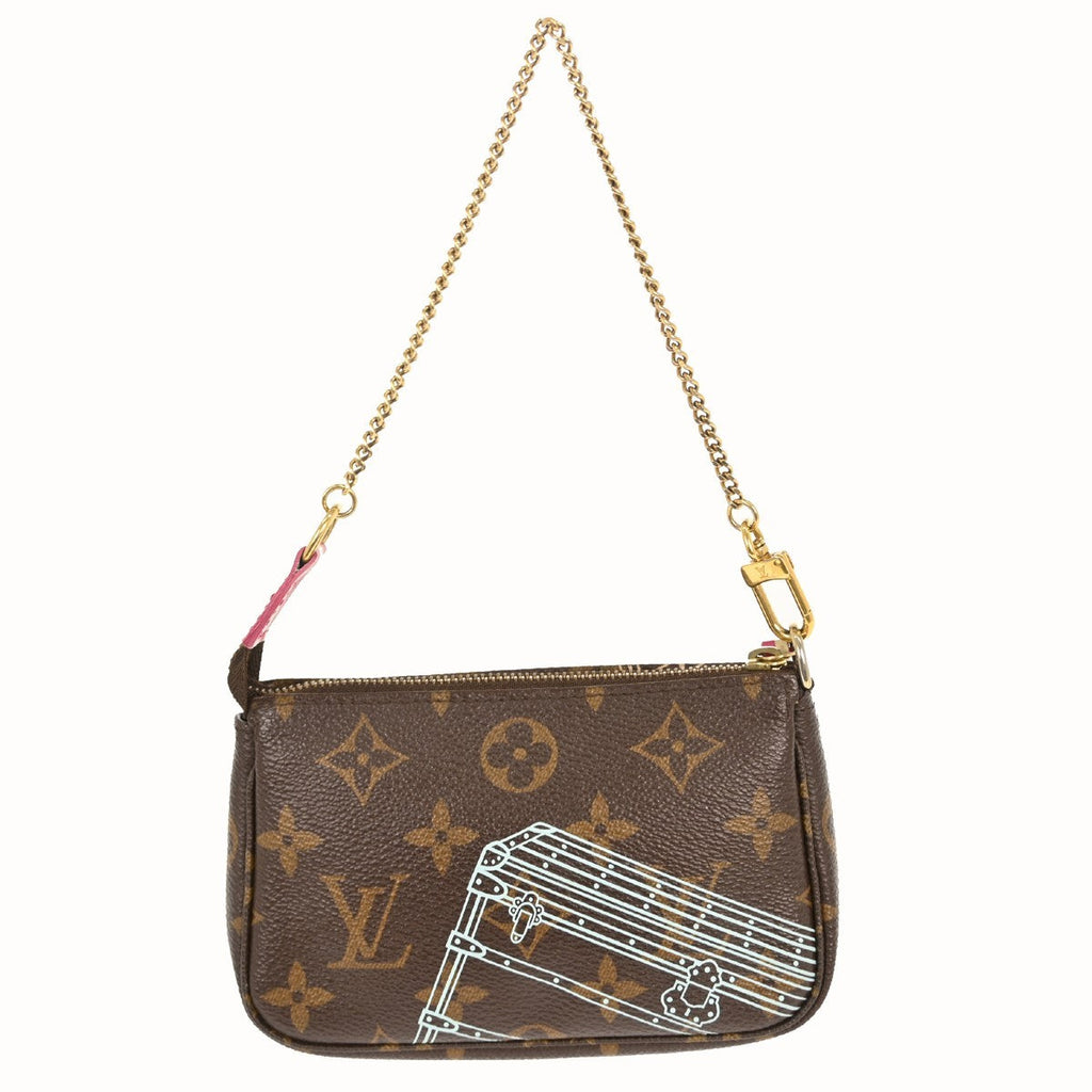 Louis Vuitton Pochette Accessoires Limited Edition Monogram Canvas Brown Canvas Clutche & Pouche Bag (Pre-Owned)