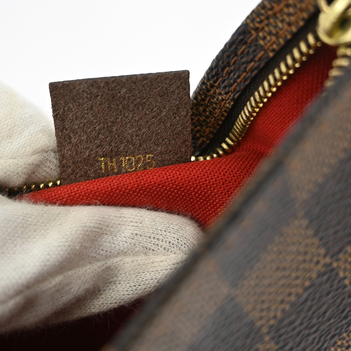 Louis Vuitton Trousse Make Up Bag Damier Canvas Brown Canvas Clutche & Pouche Bag (Pre-Owned)