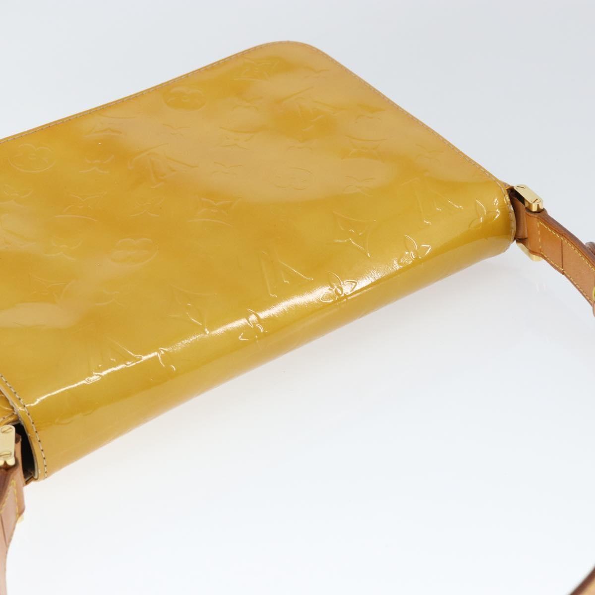 Louis Vuitton Thompson Street Handbag Monogram Vernis Beige Patent_Leather Shoulder Bag Bag (Pre-Owned)