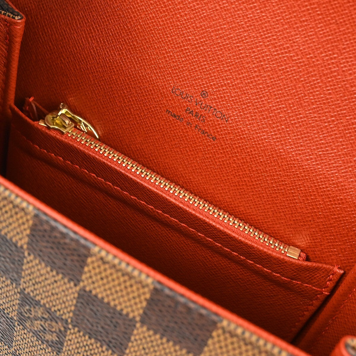 Louis Vuitton Tribeca Handbag Damier Brown Canvas Handbag (Pre-Owned)