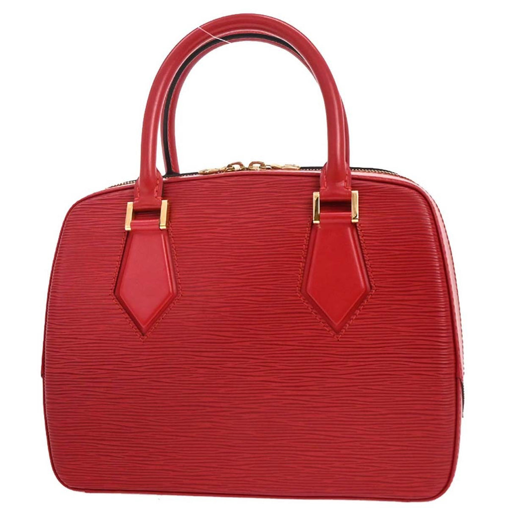 Louis Vuitton Sablons Handbag Epi Leather Red Leather Handbag (Pre-Owned)