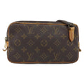 Louis Vuitton Pochette Marly Bandouliere Bag Monogram Canvas Brown Canvas Clutche & Pouche Bag (Pre-Owned)