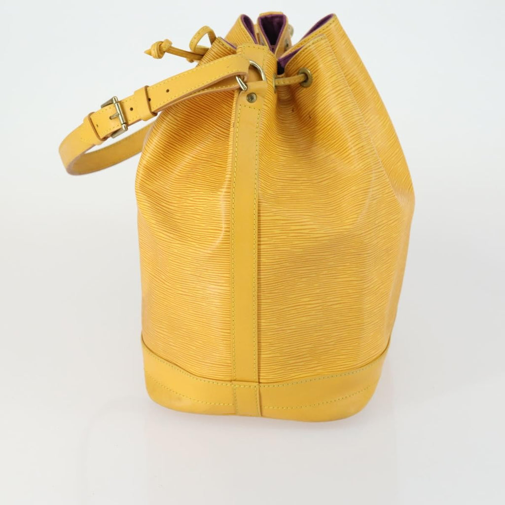 Louis Vuitton Noe Handbag Epi Leather Yellow Leather Shoulder Bag Bag (Pre-Owned)