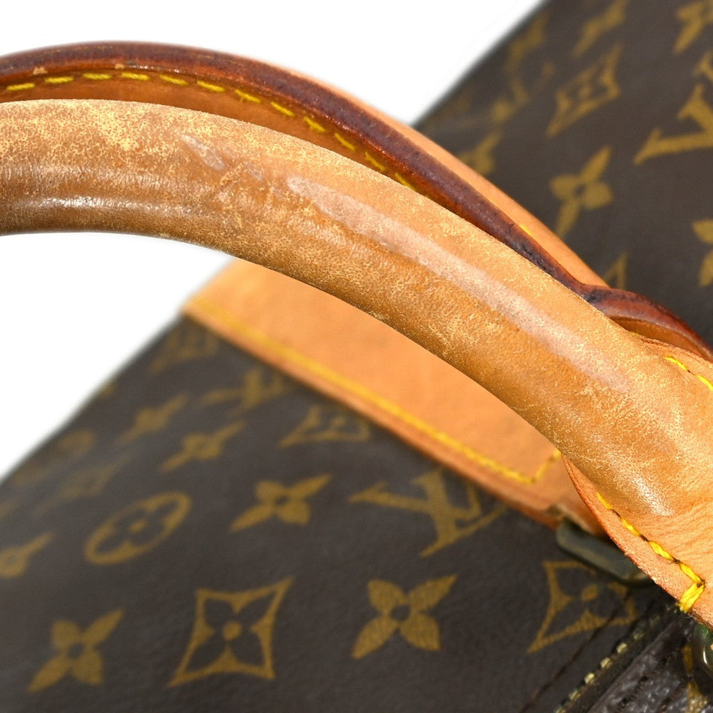 Louis Vuitton Keepall Bag Monogram Canvas Brown Canvas Travel Bag Bag (Pre-Owned)