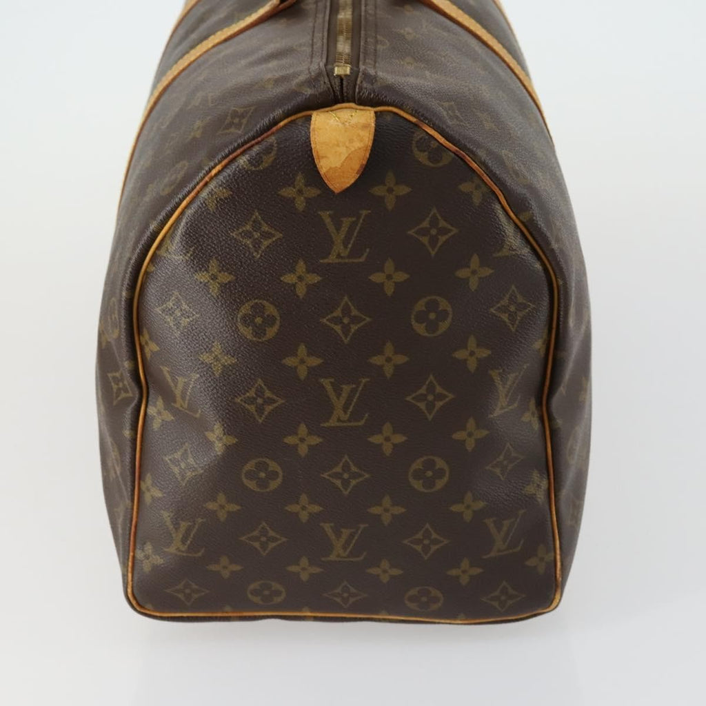 Louis Vuitton Keepall Bag Monogram Canvas Brown Canvas Travel Bag Bag (Pre-Owned)