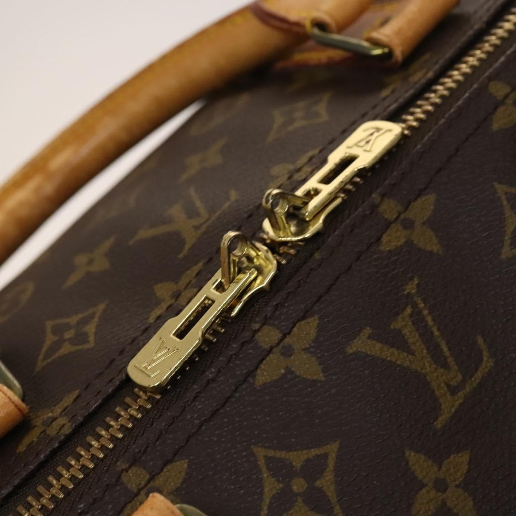 Louis Vuitton Keepall Bag Monogram Canvas Brown Canvas Travel Bag Bag (Pre-Owned)