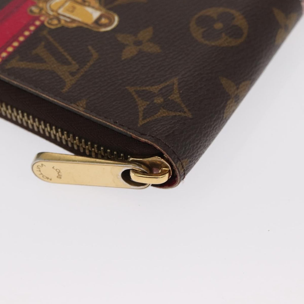 Louis Vuitton Zippy Wallet Canvas Brown Canvas Wallets Accessory (Pre-Owned)