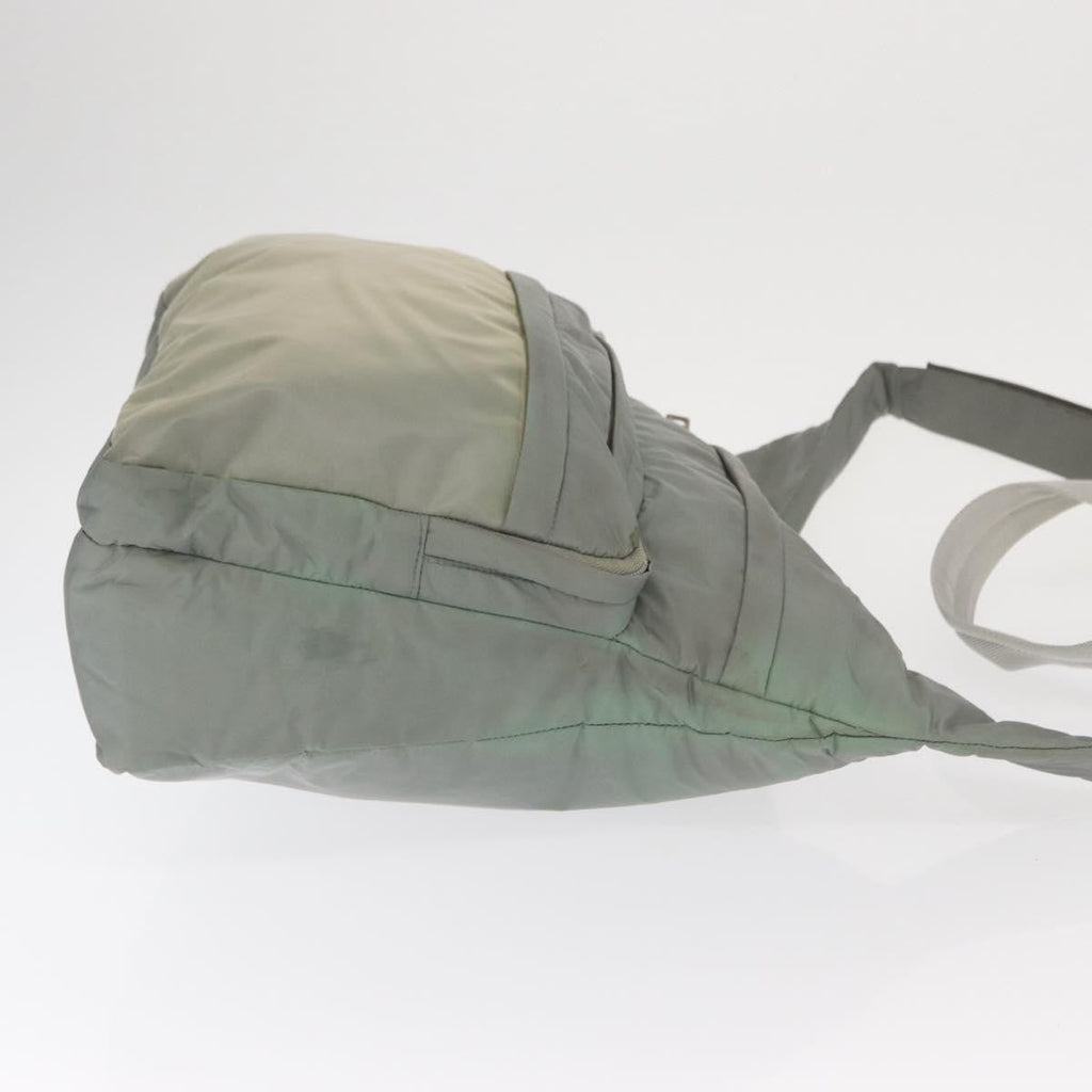 Prada Vintage Shoulder Bag Tessuto Green Nylon Shoulder Bag Bag (Pre-Owned)