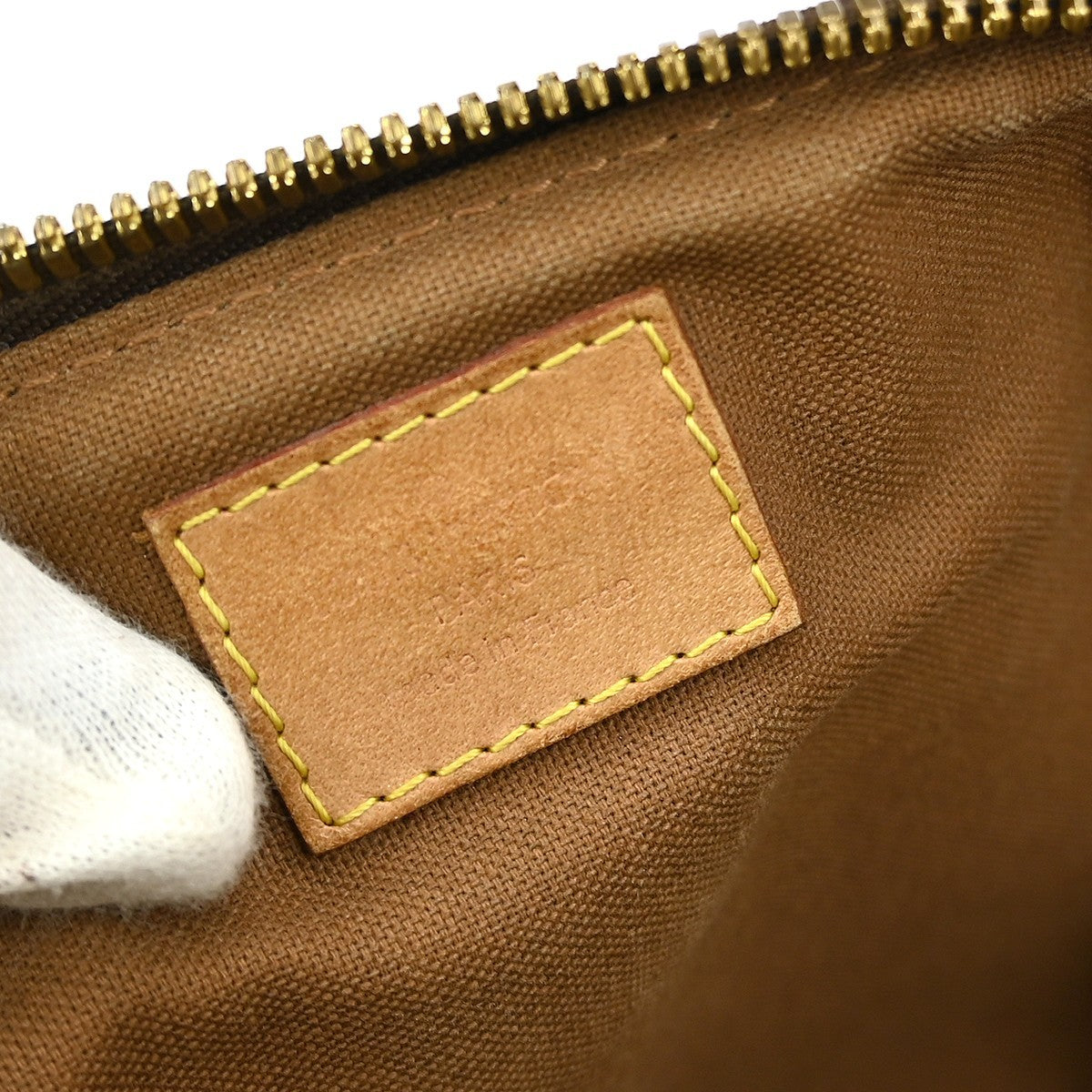 Louis Vuitton Palermo Handbag Monogram Canvas Brown Canvas Tote Bag Bag (Pre-Owned)