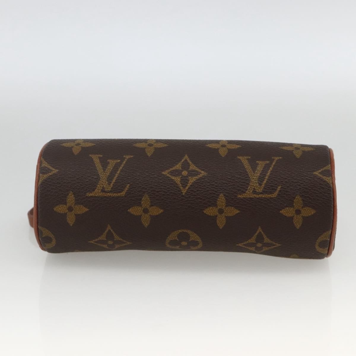 Louis Vuitton Papillon Pochette Monogram Canvas Brown Canvas Clutche & Pouche Bag (Pre-Owned)