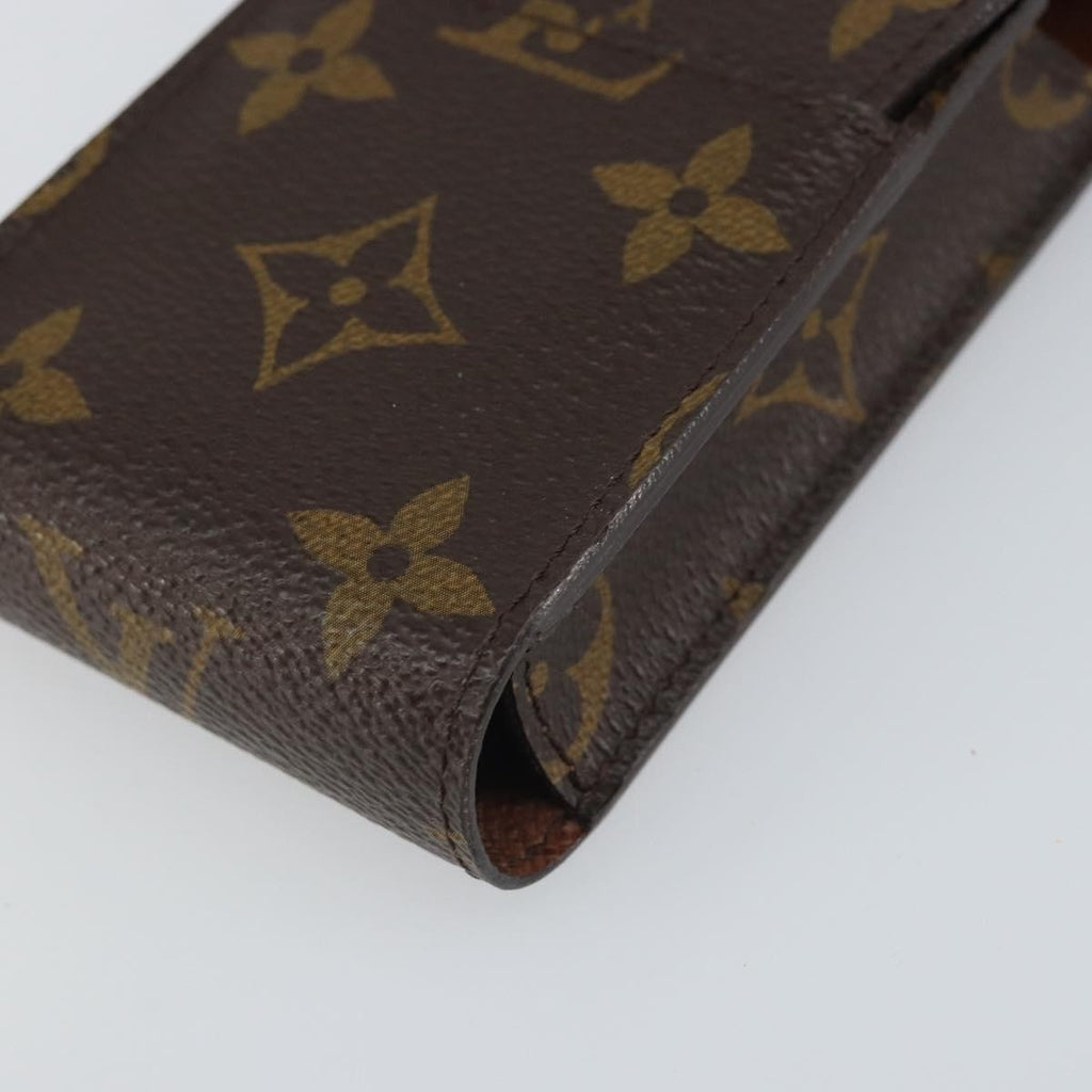 Louis Vuitton Etui Cigarette Case Monogram Canvas Brown Canvas Wallets Accessory (Pre-Owned)