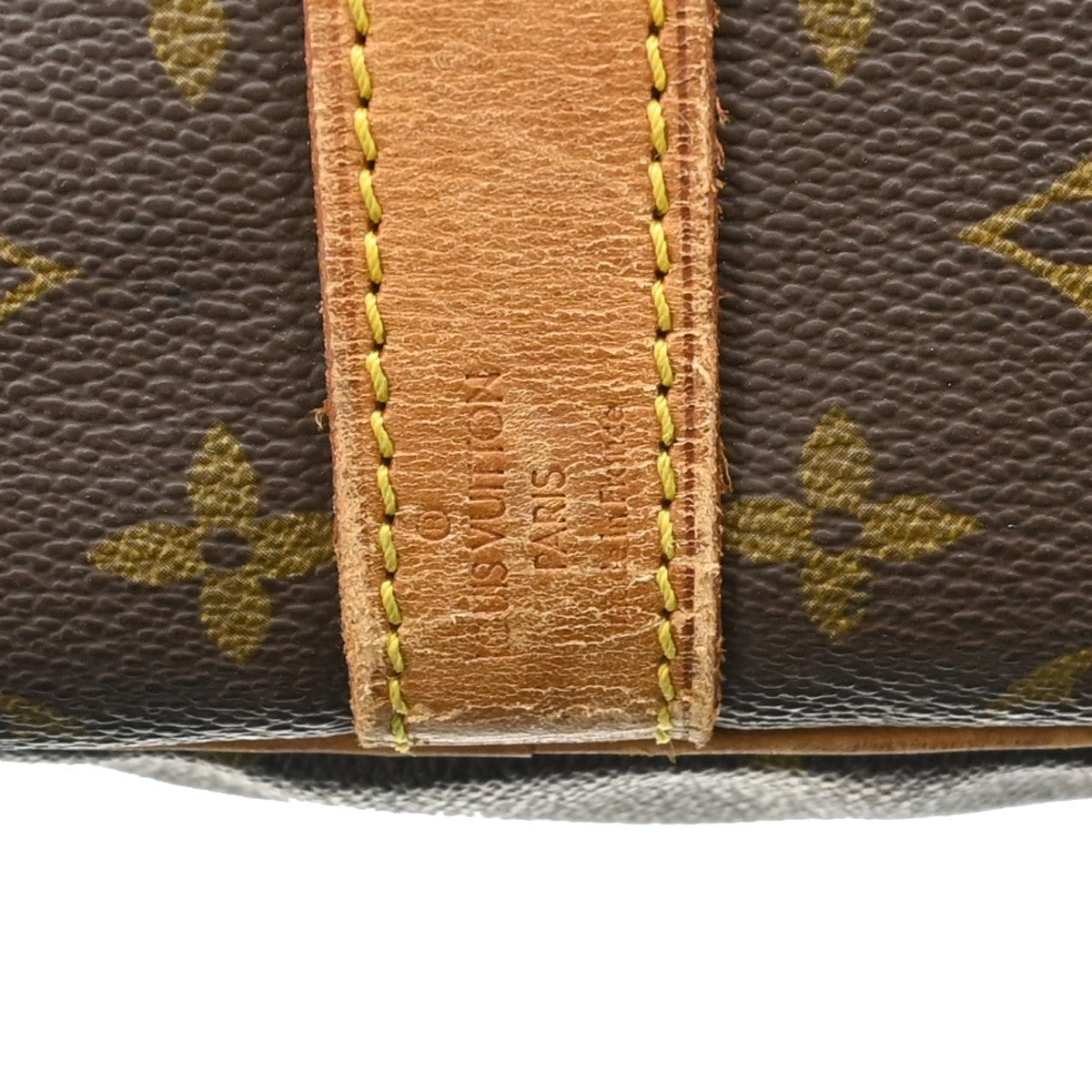 Louis Vuitton Keepall Bandouliere Bag Monogram Canvas Brown Canvas Travel Bag Bag (Pre-Owned)