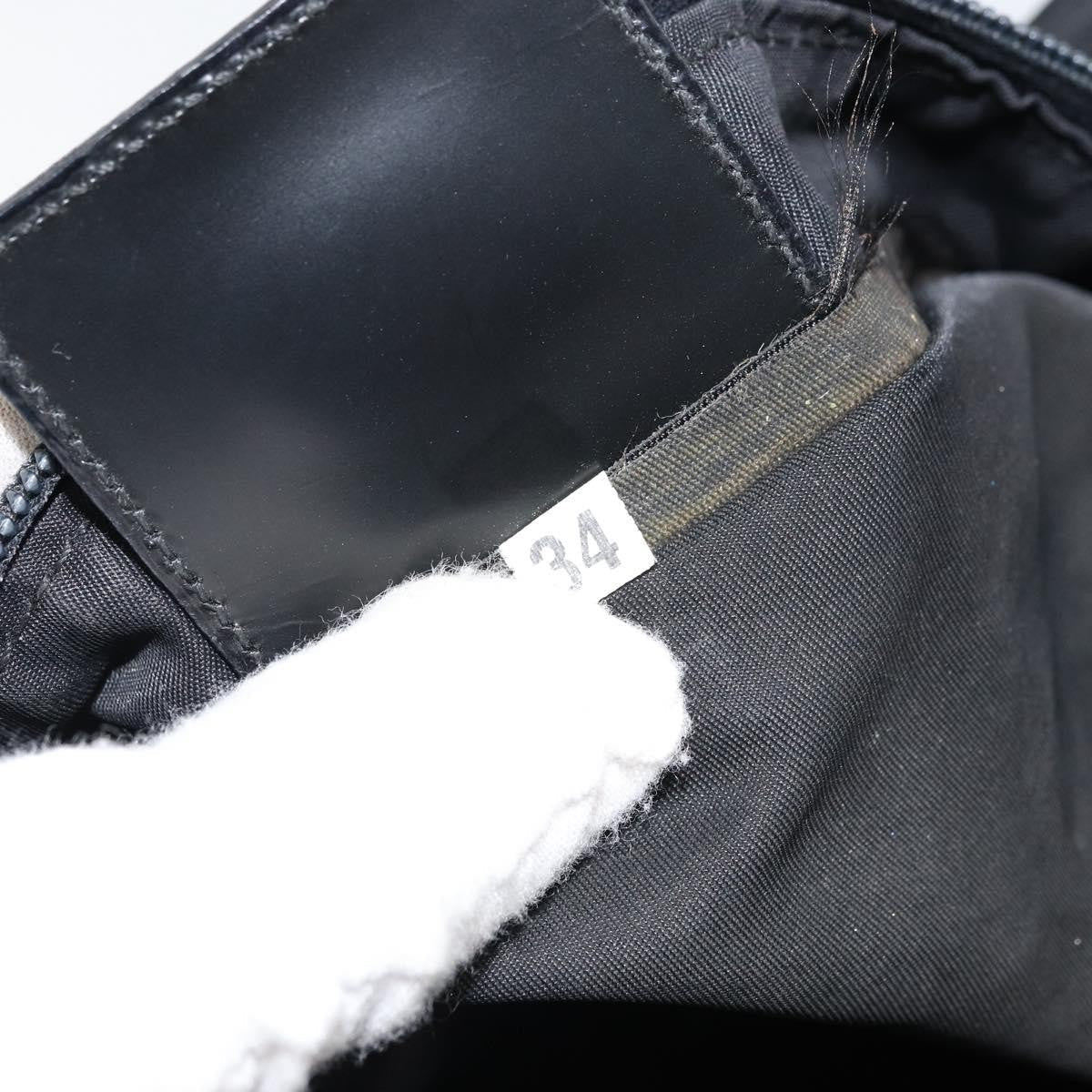 Prada Flat Messenger Bag Tessuto Black Nylon Shoulder Bag Bag (Pre-Owned)