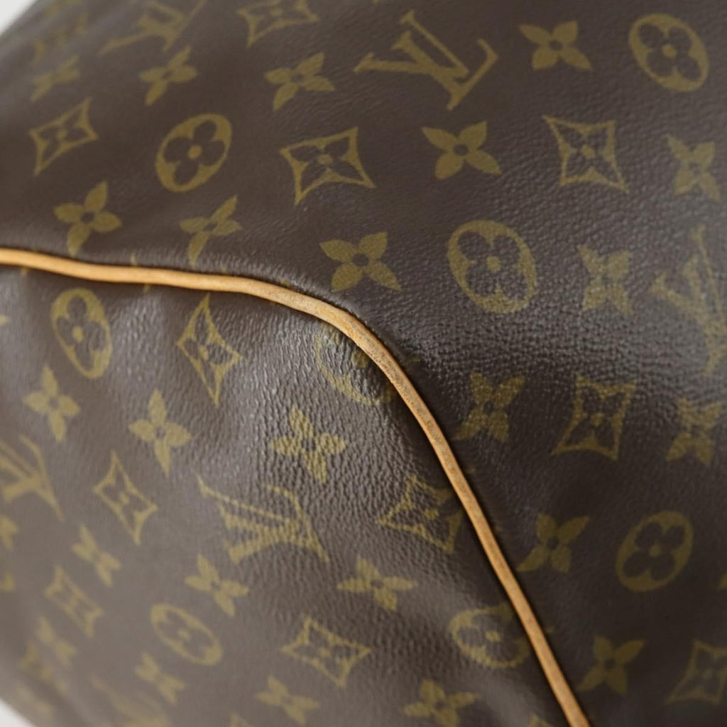 Louis Vuitton Keepall Bag Monogram Canvas Brown Canvas Travel Bag Bag (Pre-Owned)