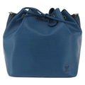 Louis Vuitton Petit Noe Handbag Epi Leather Blue Leather Shoulder Bag Bag (Pre-Owned)