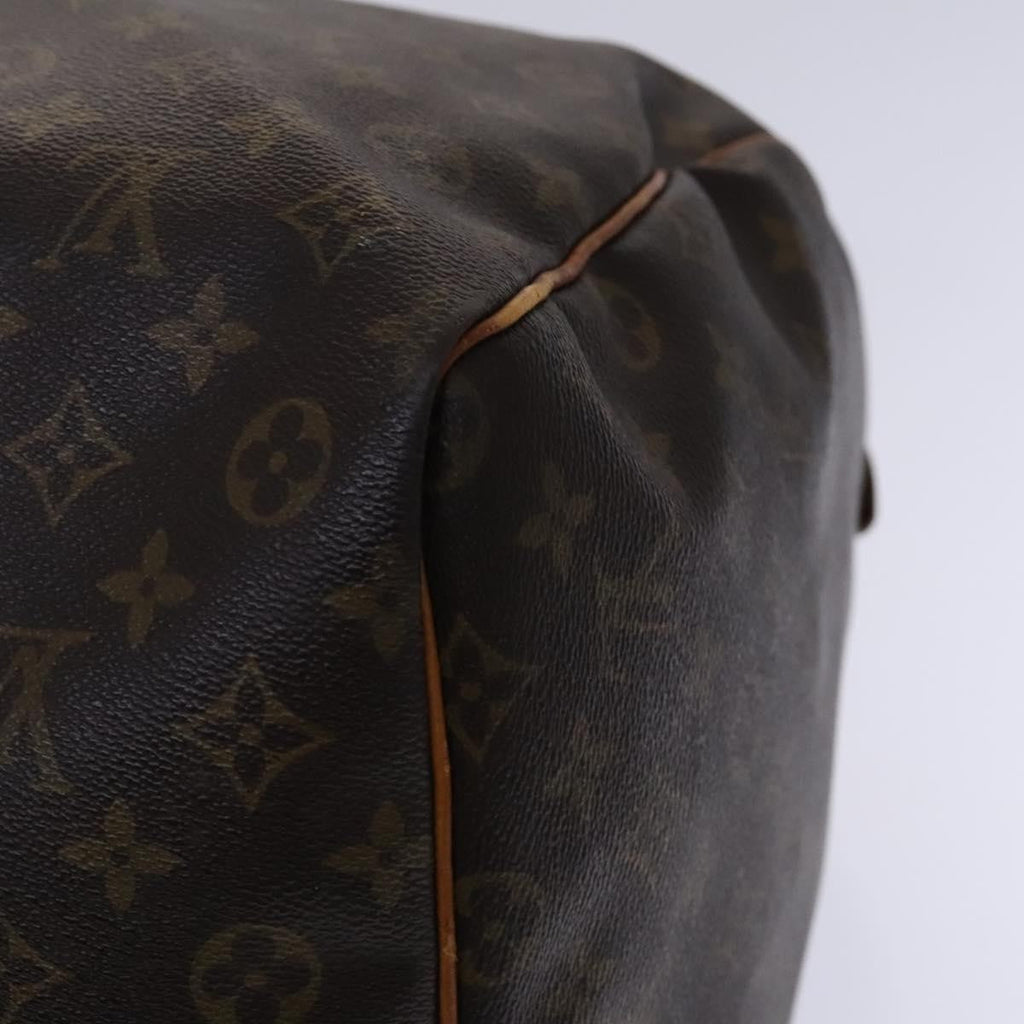 Louis Vuitton Keepall Bag Monogram Canvas Brown Canvas Travel Bag Bag (Pre-Owned)