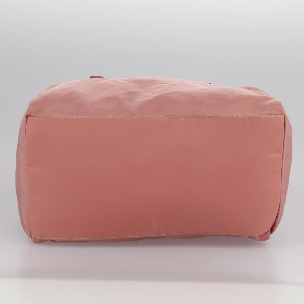 Prada Vintage Boston Bag Nylon Pink Nylon Travel Bag Bag (Pre-Owned)