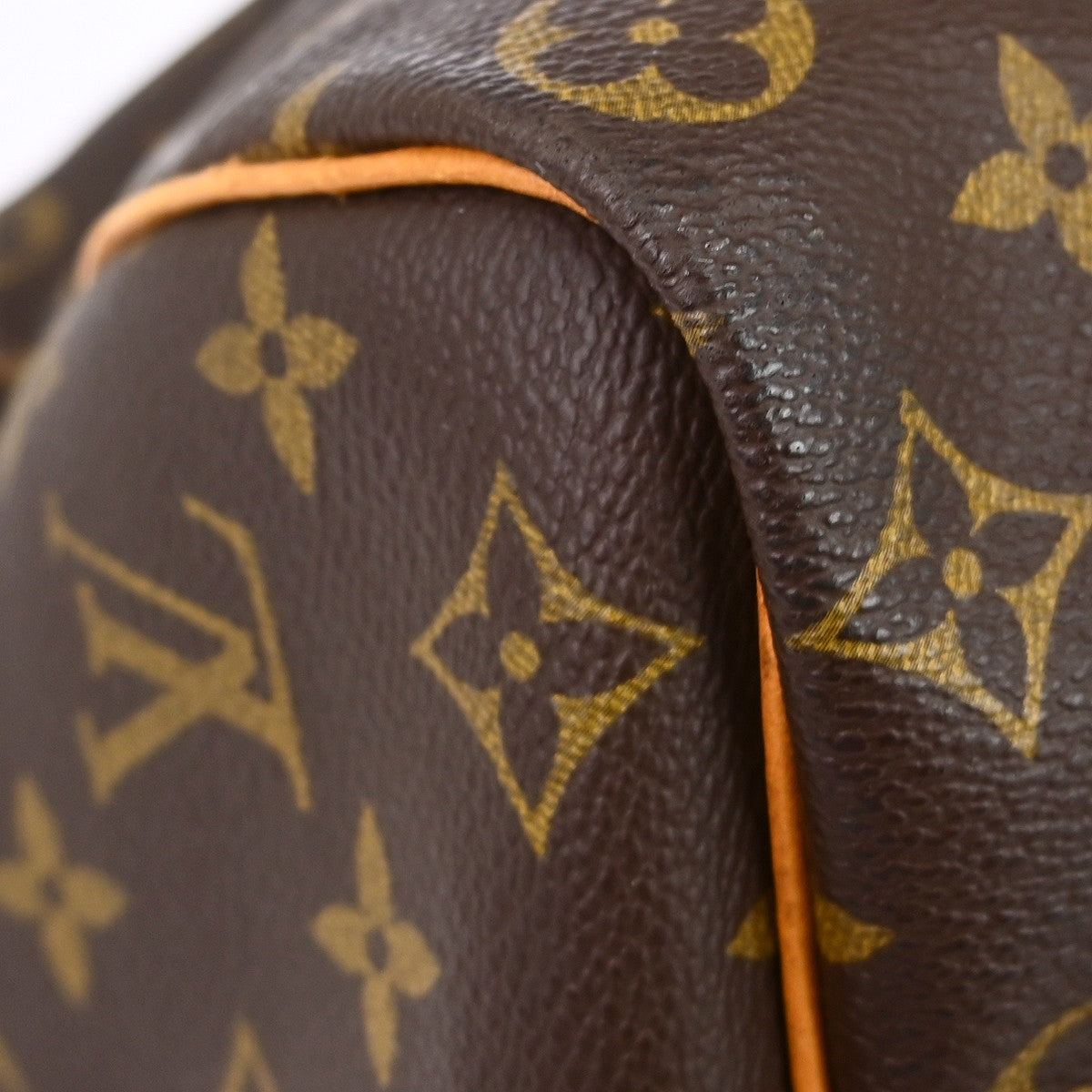 Louis Vuitton Keepall Bandouliere Bag Monogram Canvas Brown Canvas Handbag (Pre-Owned)