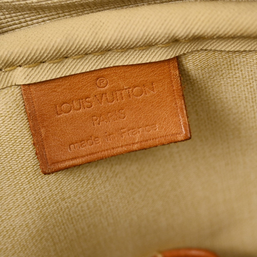 Louis Vuitton Deauville Handbag Monogram Canvas Brown Canvas Handbag (Pre-Owned)
