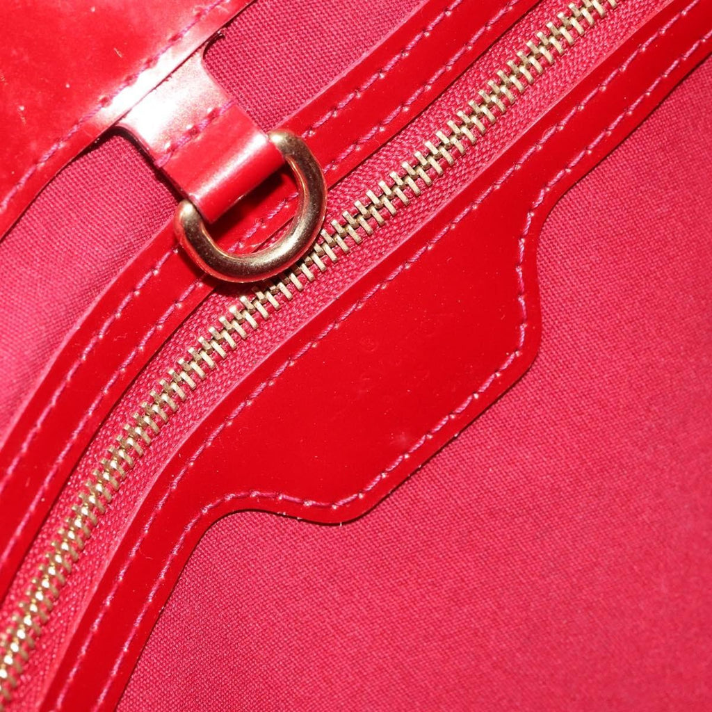 Louis Vuitton Wilshire Handbag Monogram Vernis Red Patent_Leather Handbag (Pre-Owned)