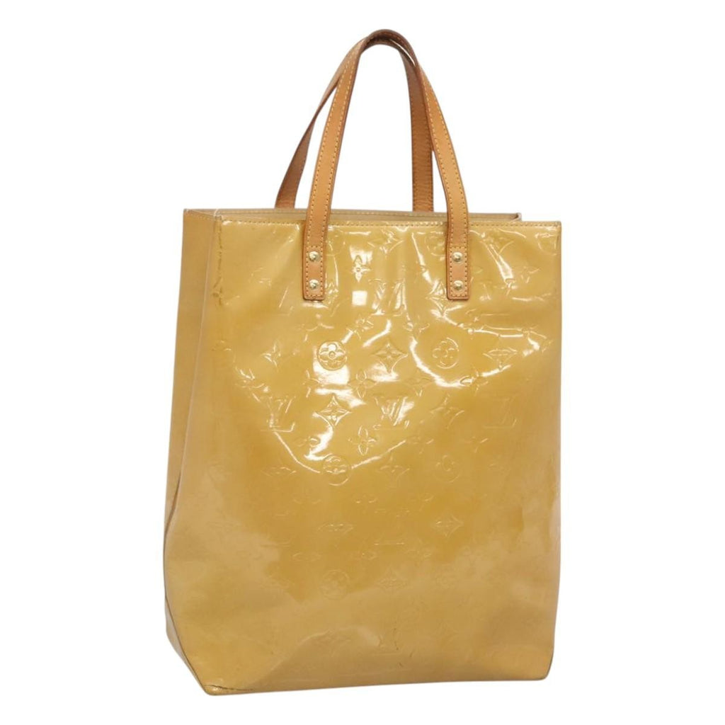 Louis Vuitton Reade Handbag Monogram Vernis Beige Patent_Leather Tote Bag Bag (Pre-Owned)