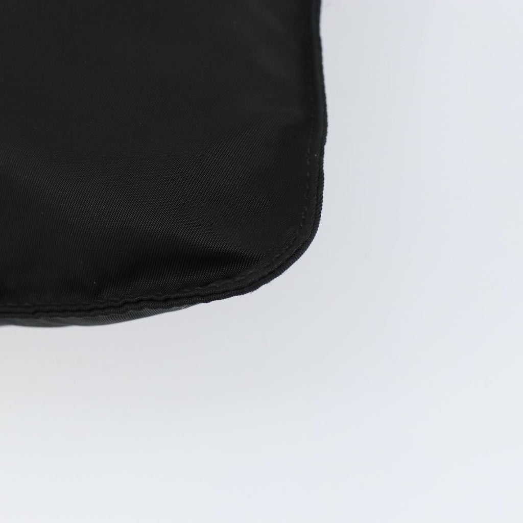 Prada Front Pocket Messenger Bag Tessuto Black Nylon Shoulder Bag Bag (Pre-Owned)