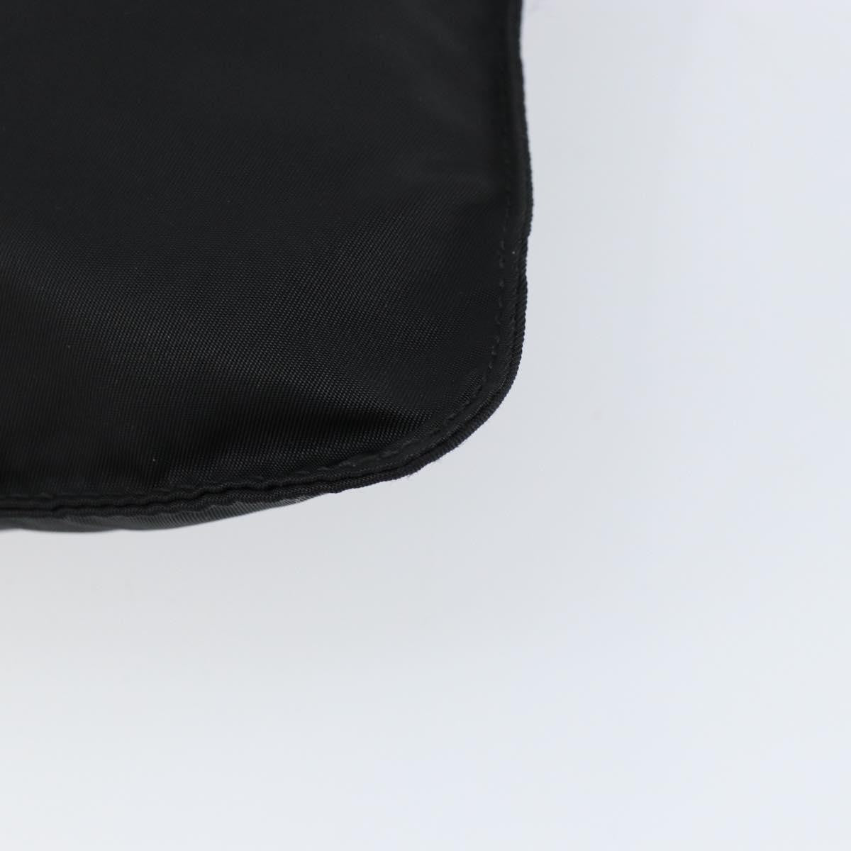 Prada Front Pocket Messenger Bag Tessuto Black Nylon Shoulder Bag Bag (Pre-Owned)