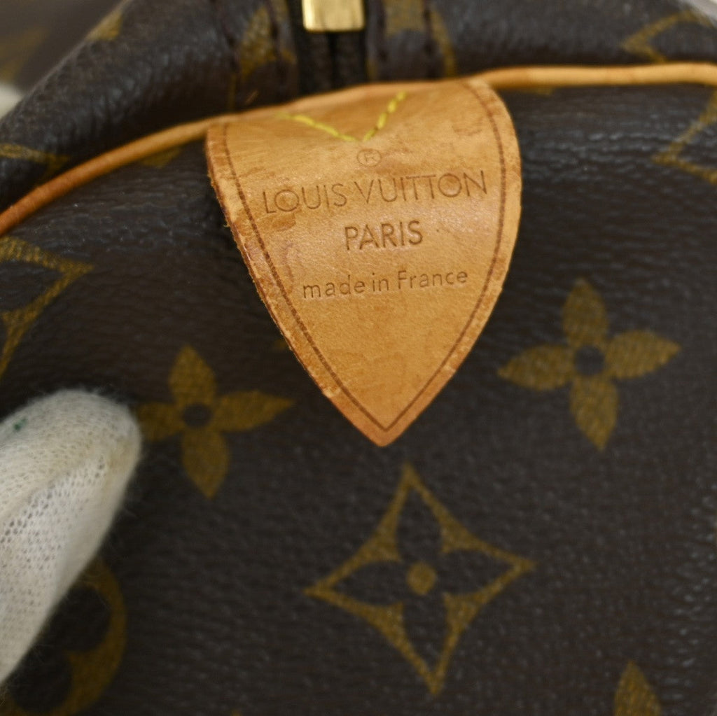 Louis Vuitton Keepall Bag Monogram Canvas Brown Canvas Travel Bag Bag (Pre-Owned)