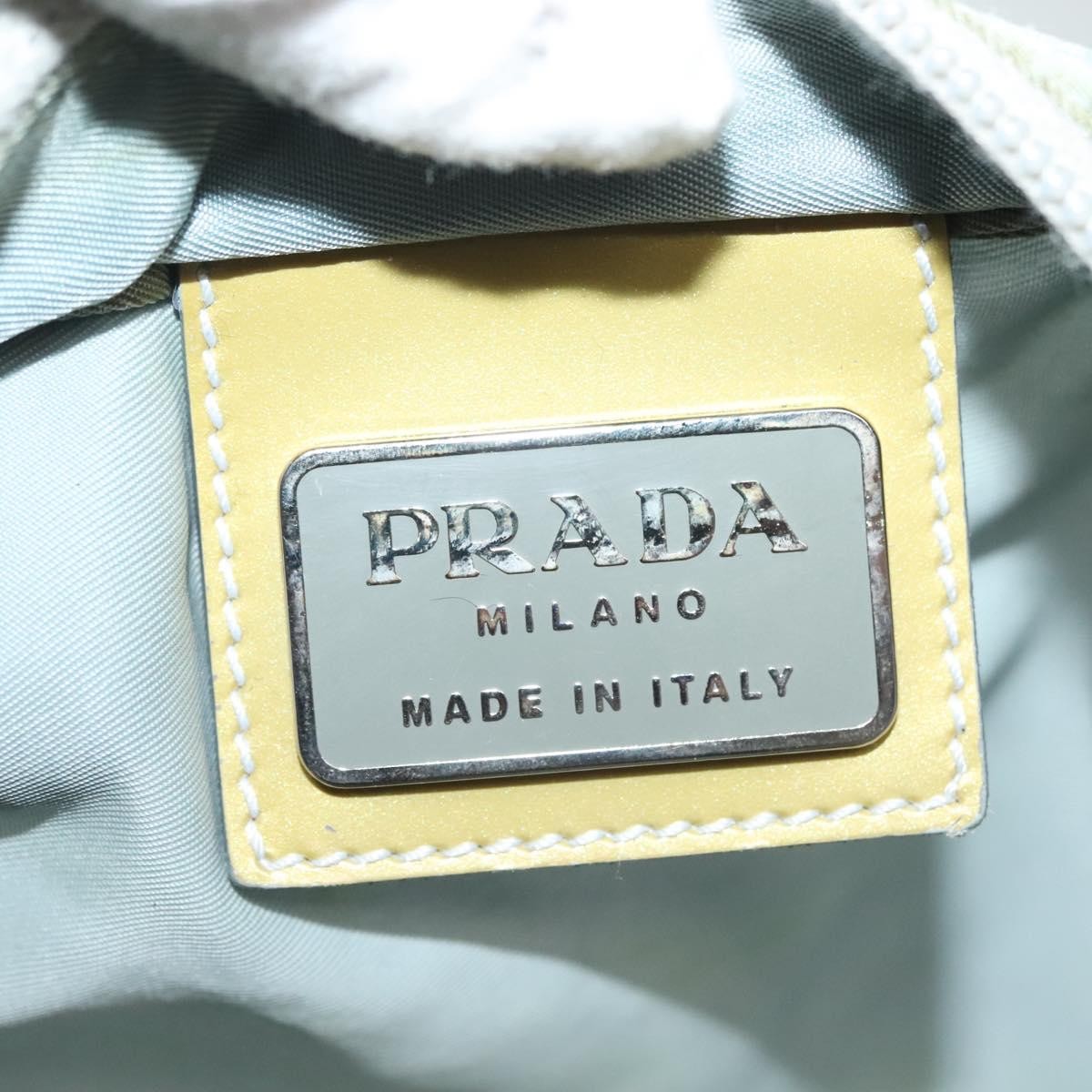 Prada Flat Messenger Bag Tessuto Blue Nylon Shoulder Bag Bag (Pre-Owned)